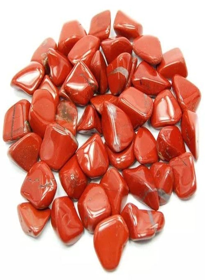 TOI SHOP Red Agate Tumble/Pebbles Stone. for Reiki, Crystal, Vastu, Fang Shui Aura, Home Decor, Office Decor, Gifting, Good Luck, showpiece etc. (Red Agate, 200 gm) - Image 1